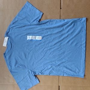 wonder nature Blue Cotton Blend Shirt Big Boy's Size XXL (2X)